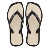 Top Square Fusion Flip Flops