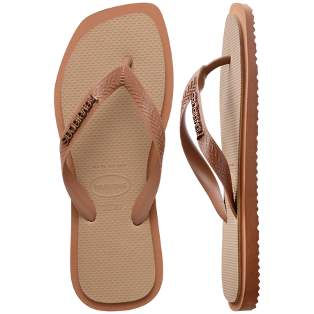 Top Square Fusion Flip Flops