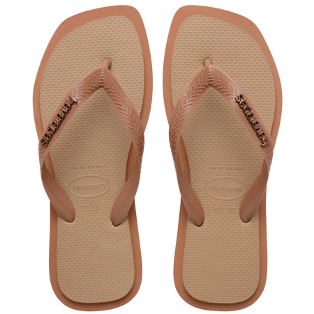 Top Square Fusion Flip Flops