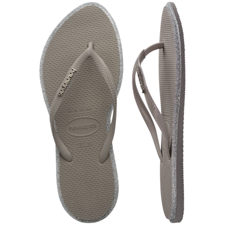 Slim Point Glitter Flip Flops