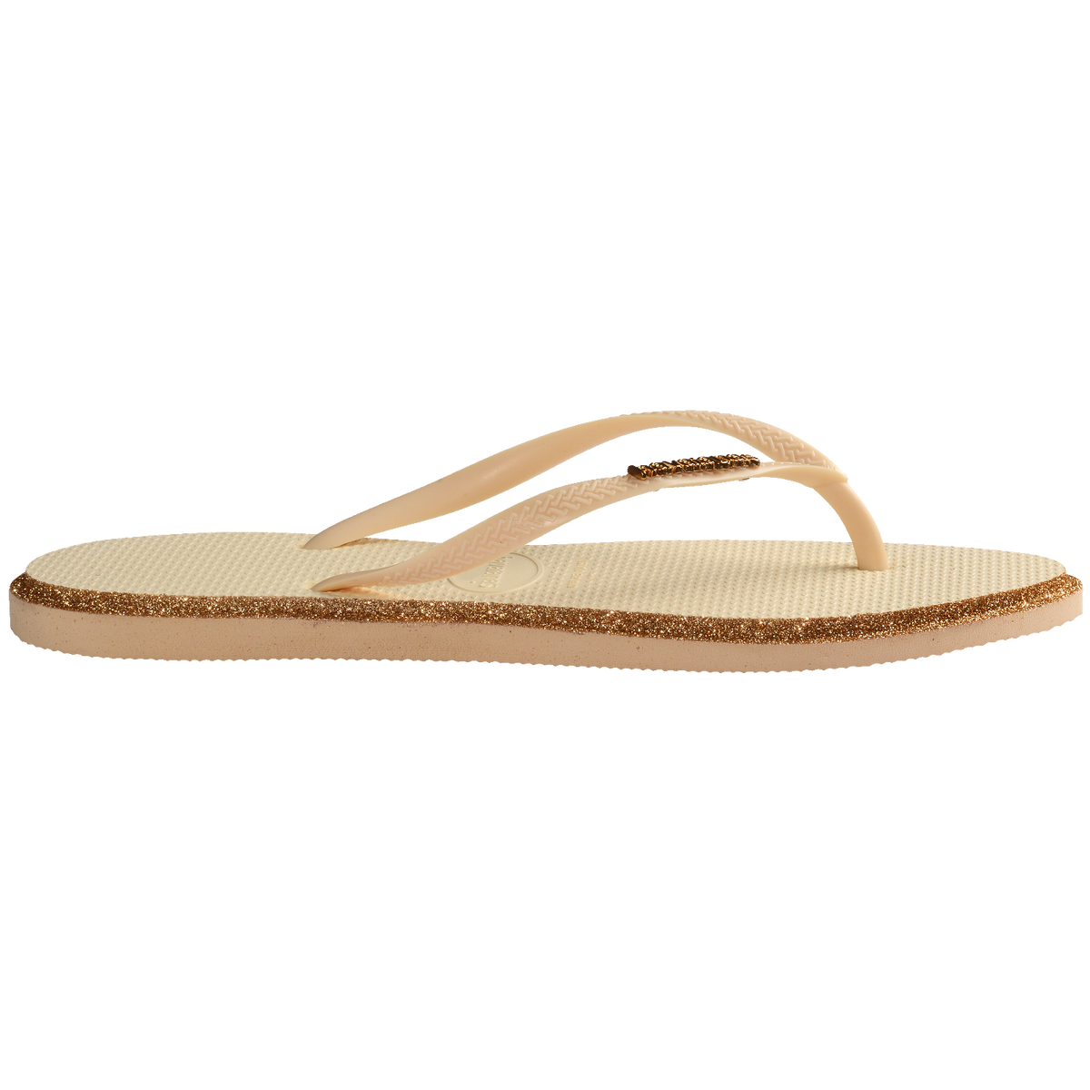 Slim Point Glitter Flip Flops