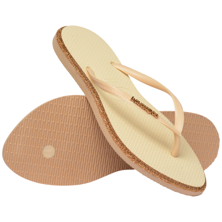 Slim Point Glitter Flip Flops