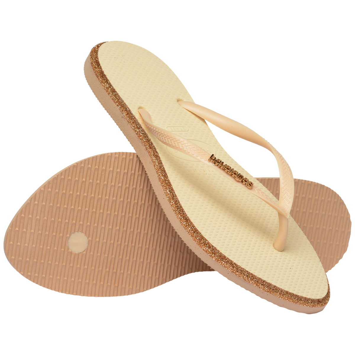 Slim Point Glitter Flip Flops