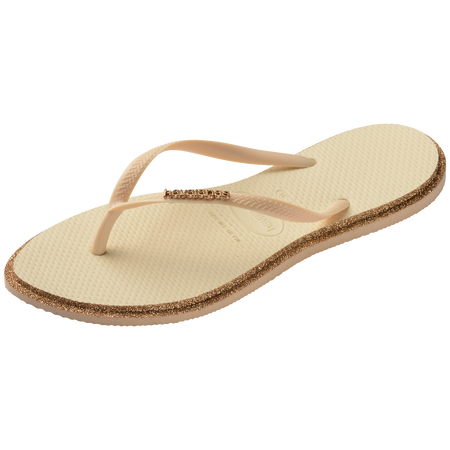 Slim Point Glitter Flip Flops