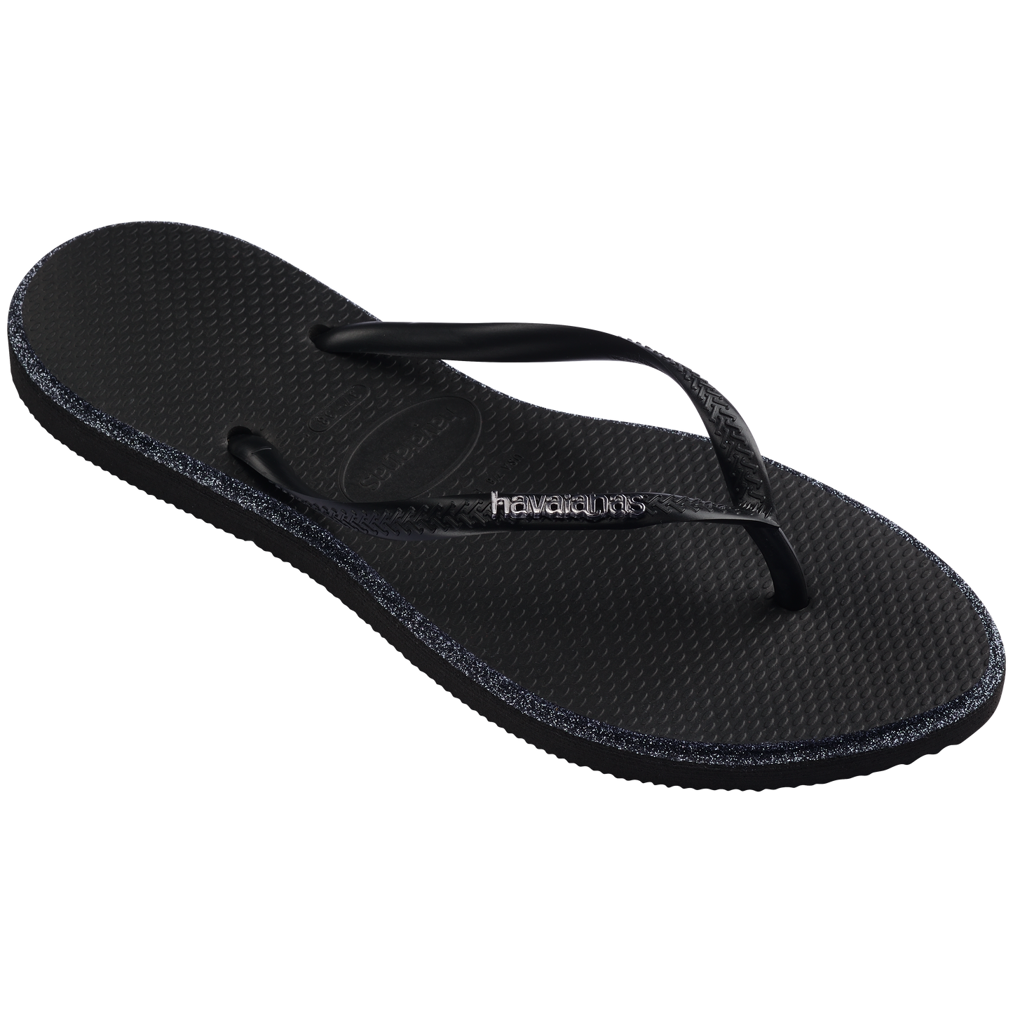 Slim Point Glitter Flip Flops