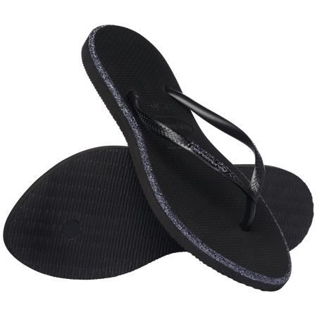 Slim Point Glitter Flip Flops