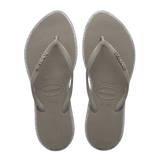 Slim Point Glitter Flip Flops