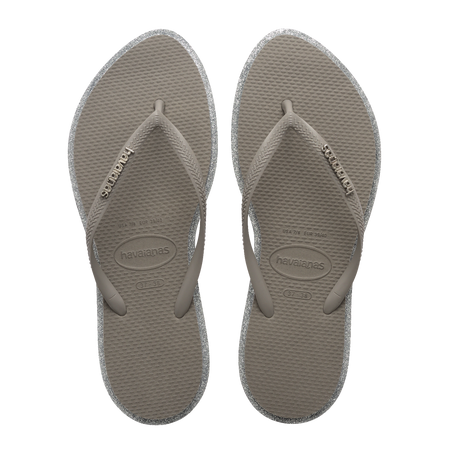 Slim Point Glitter Flip Flops