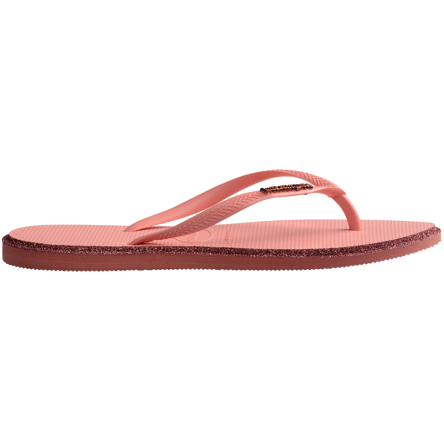 Slim Point Glitter Flip Flops
