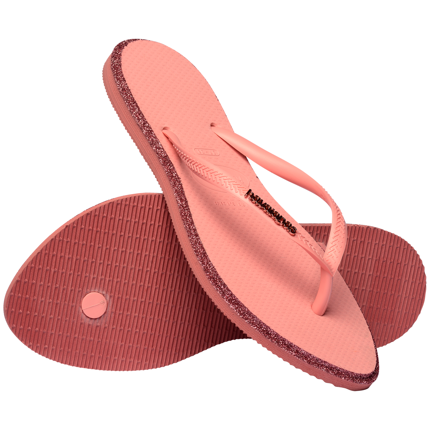 Slim Point Glitter Flip Flops