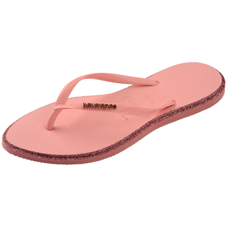 Slim Point Glitter Flip Flops