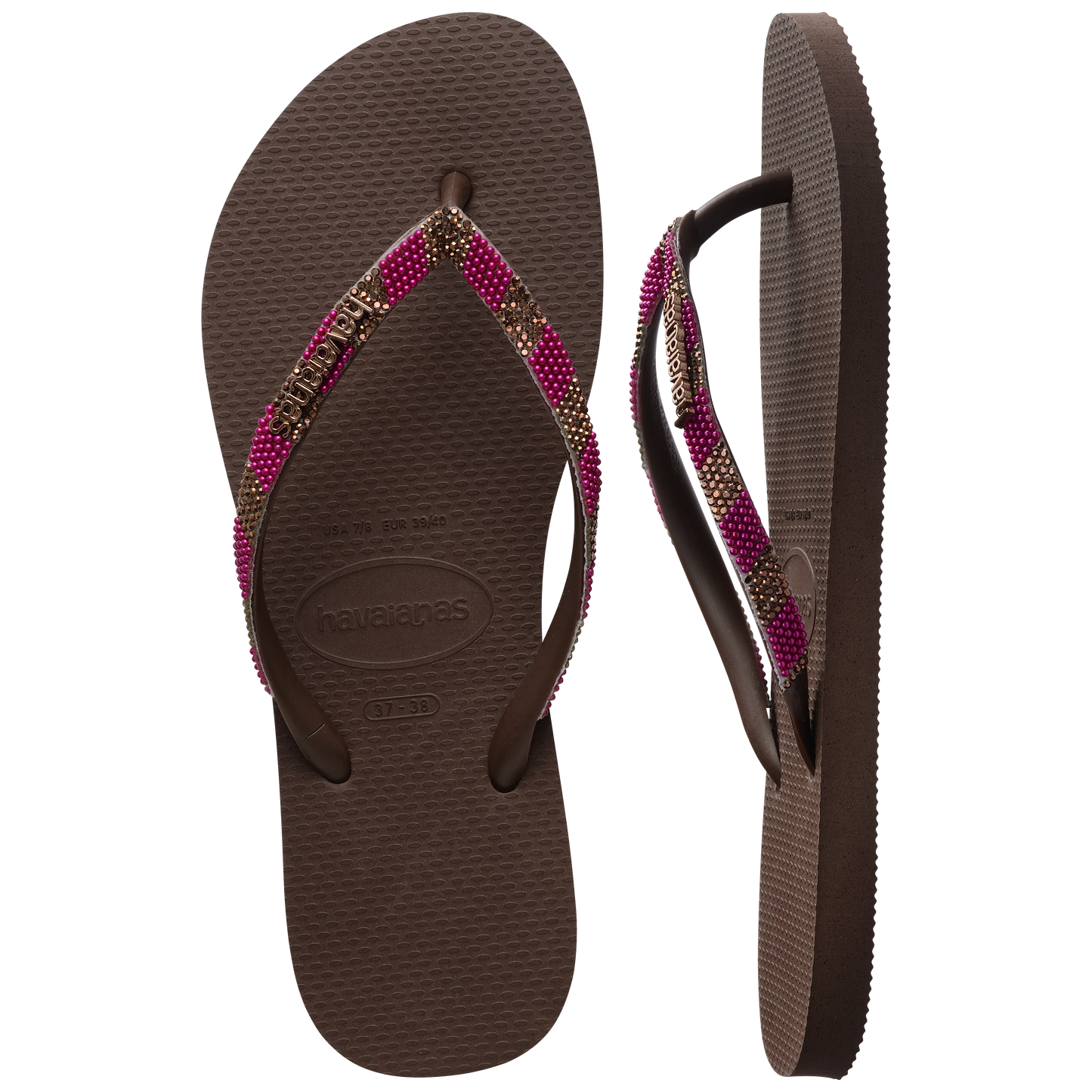 Slim Glow Flip Flops
