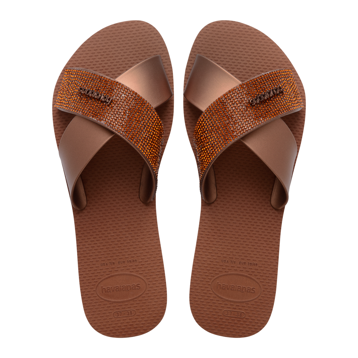 Aqua Glow Flip Flops