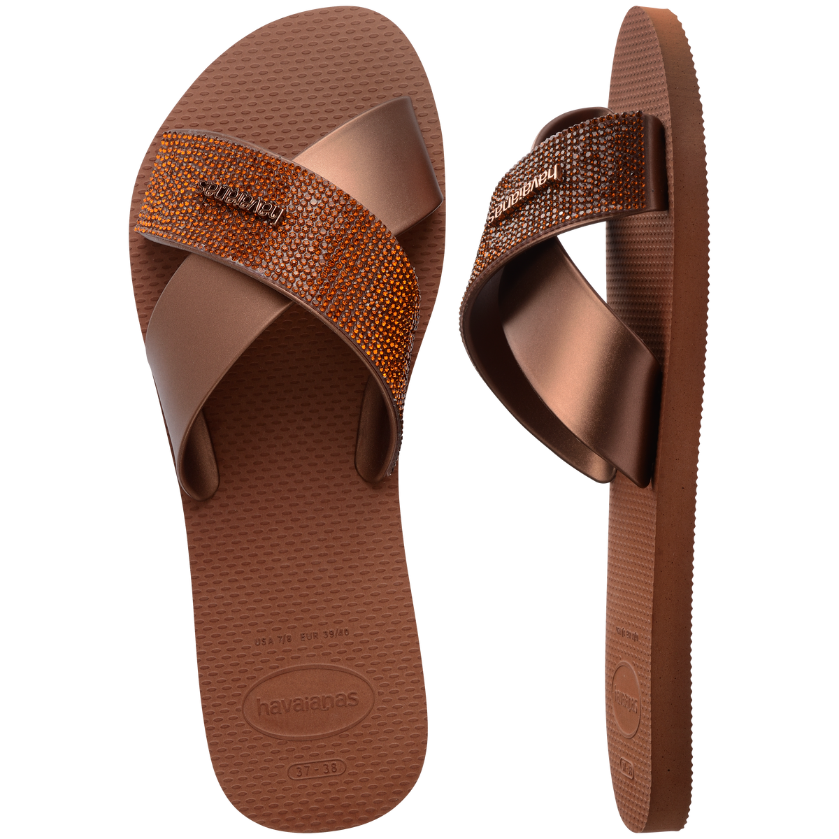 Aqua Glow Flip Flops