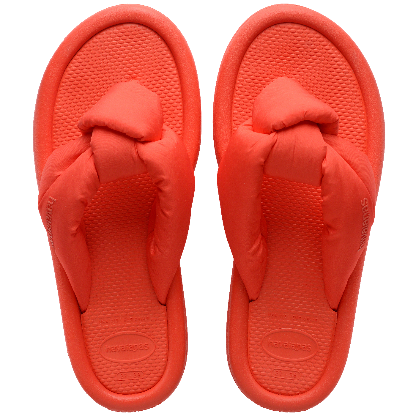 Over Puffed Flip Flops