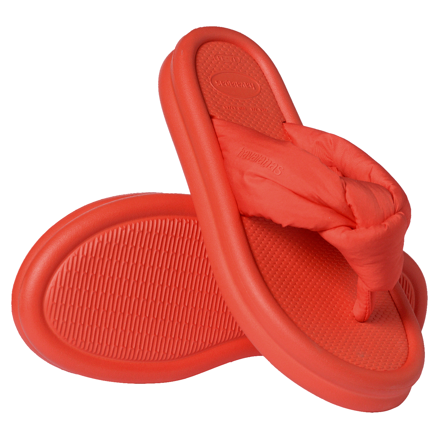 Over Puffed Flip Flops