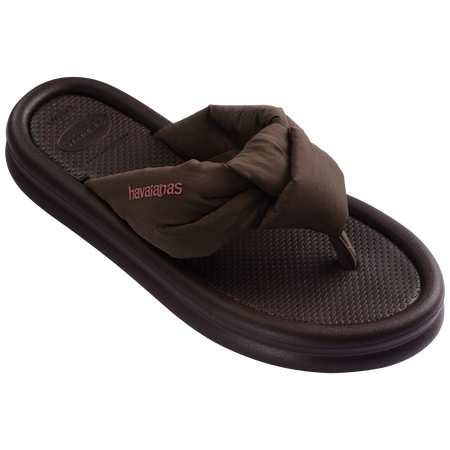Slim Over Puffed Flip Flops