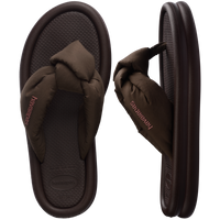 Slim Over Puffed Flip Flops