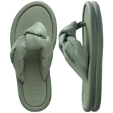 Over Puffed Flip Flops