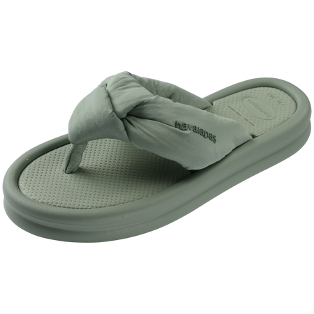 Slim Over Puffed Flip Flops