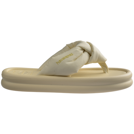 Slim Over Puffed Flip Flops