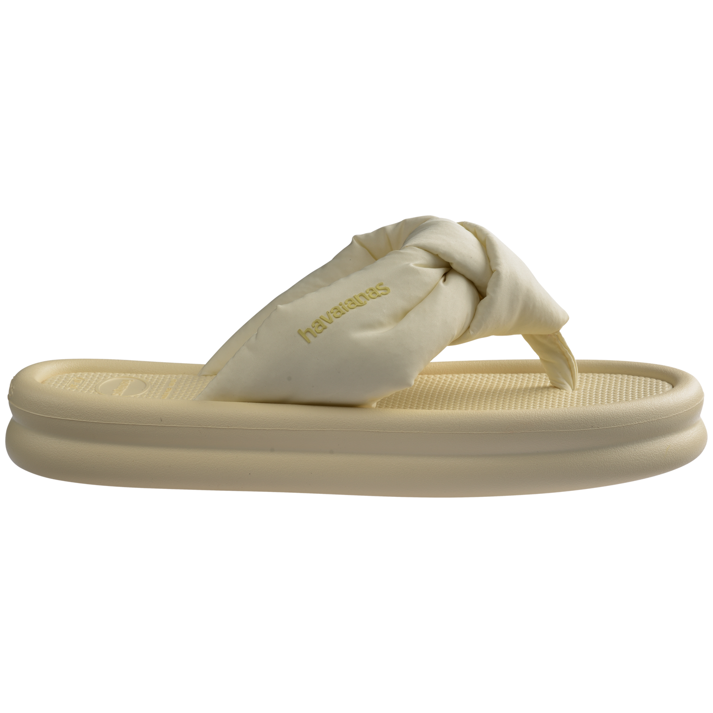 Slim Over Puffed Flip Flops