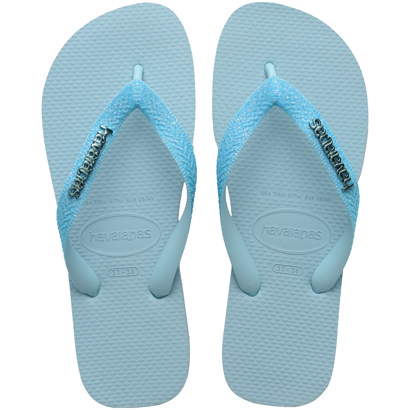 Top Glitter Flip Flops