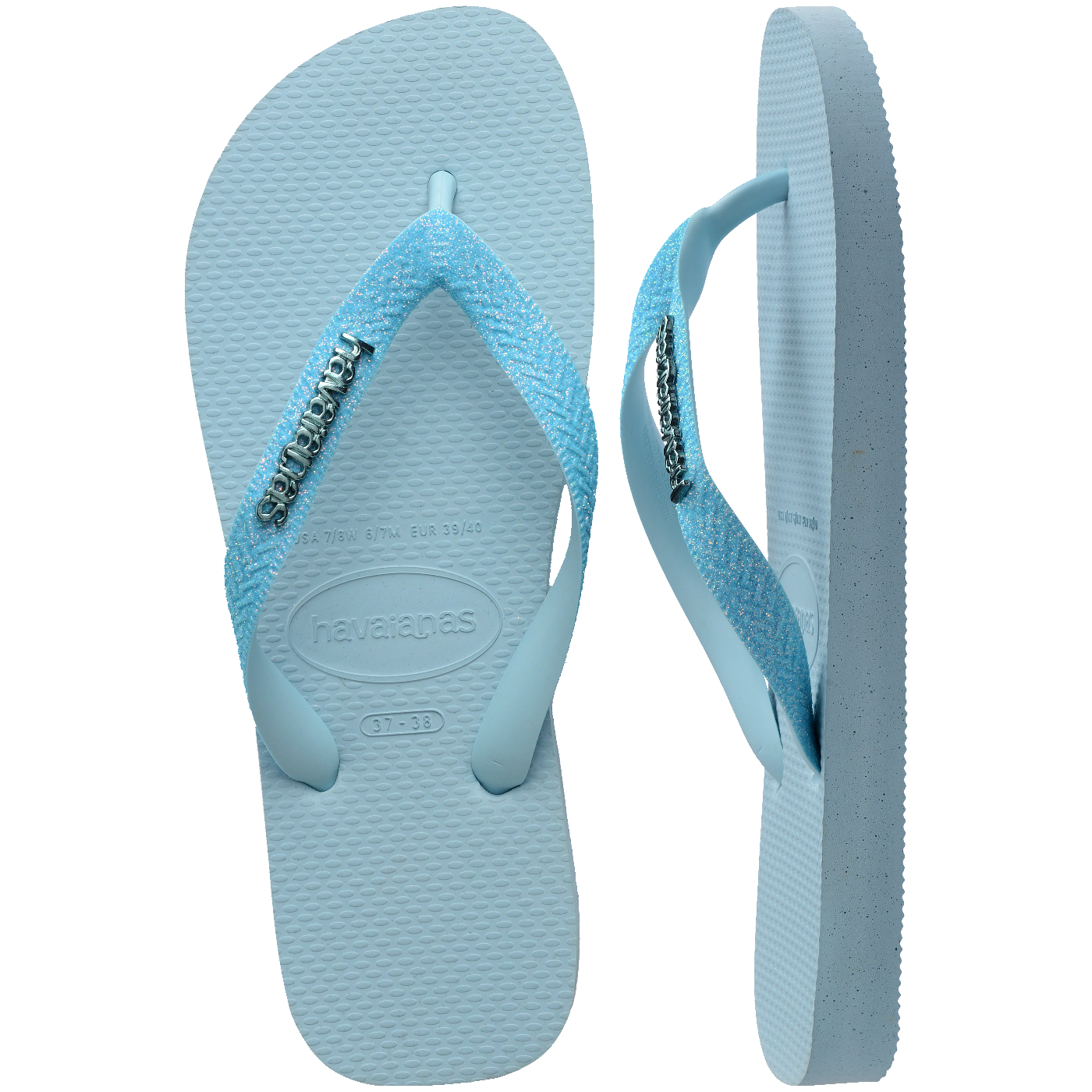 Top Glitter Flip Flops