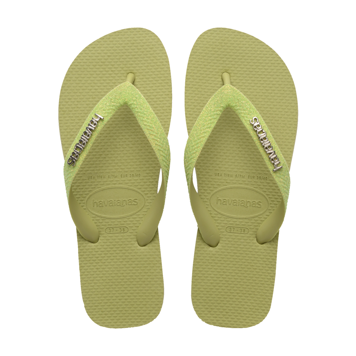Top Glitter Flip Flops