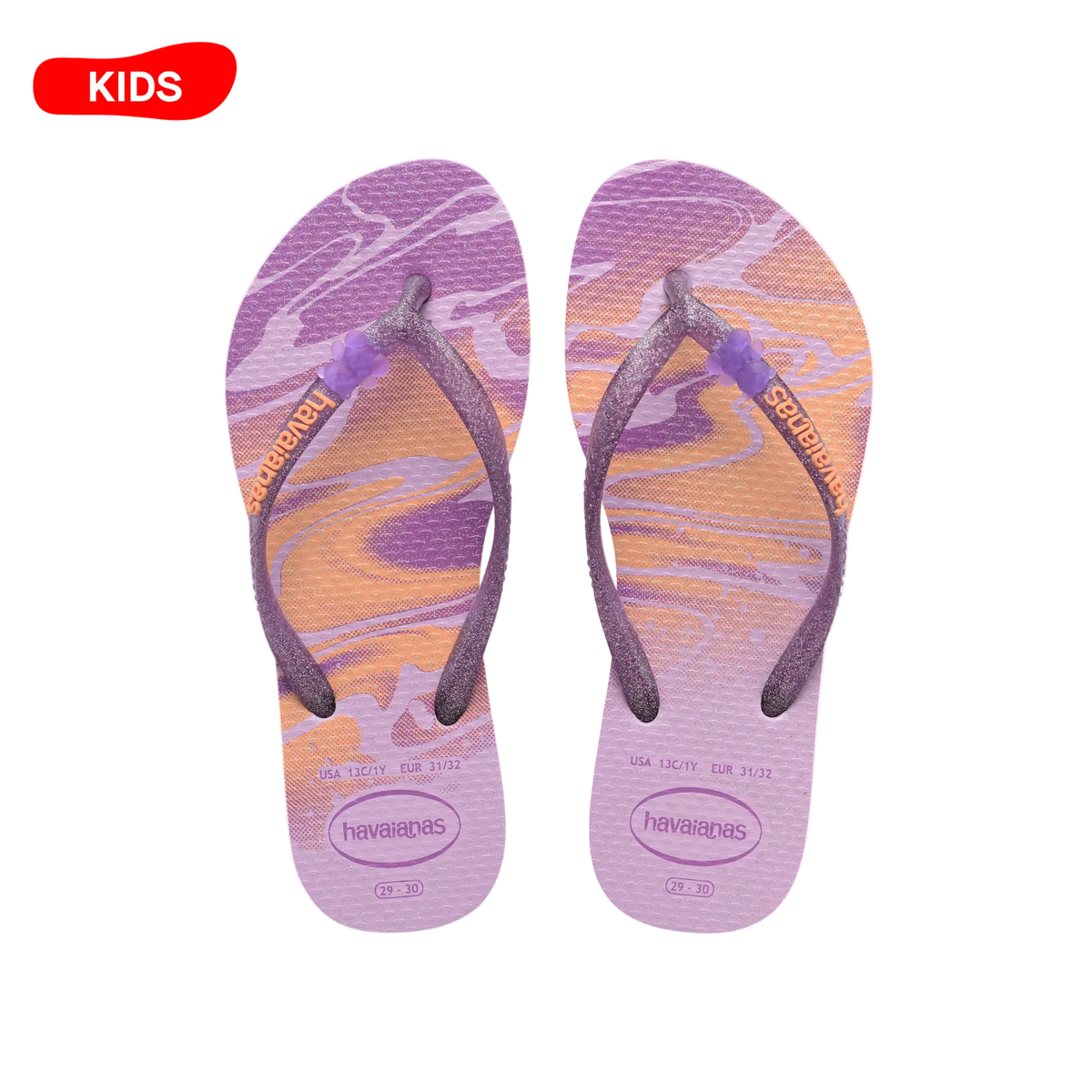 Kids Slim Glitter II Flip Flops