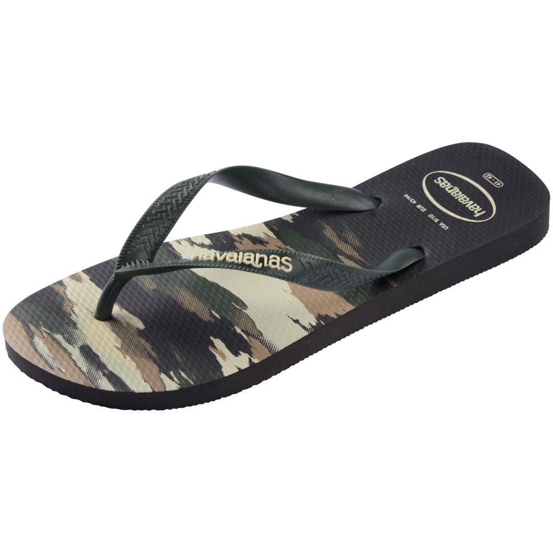 Top Camu Flip Flops