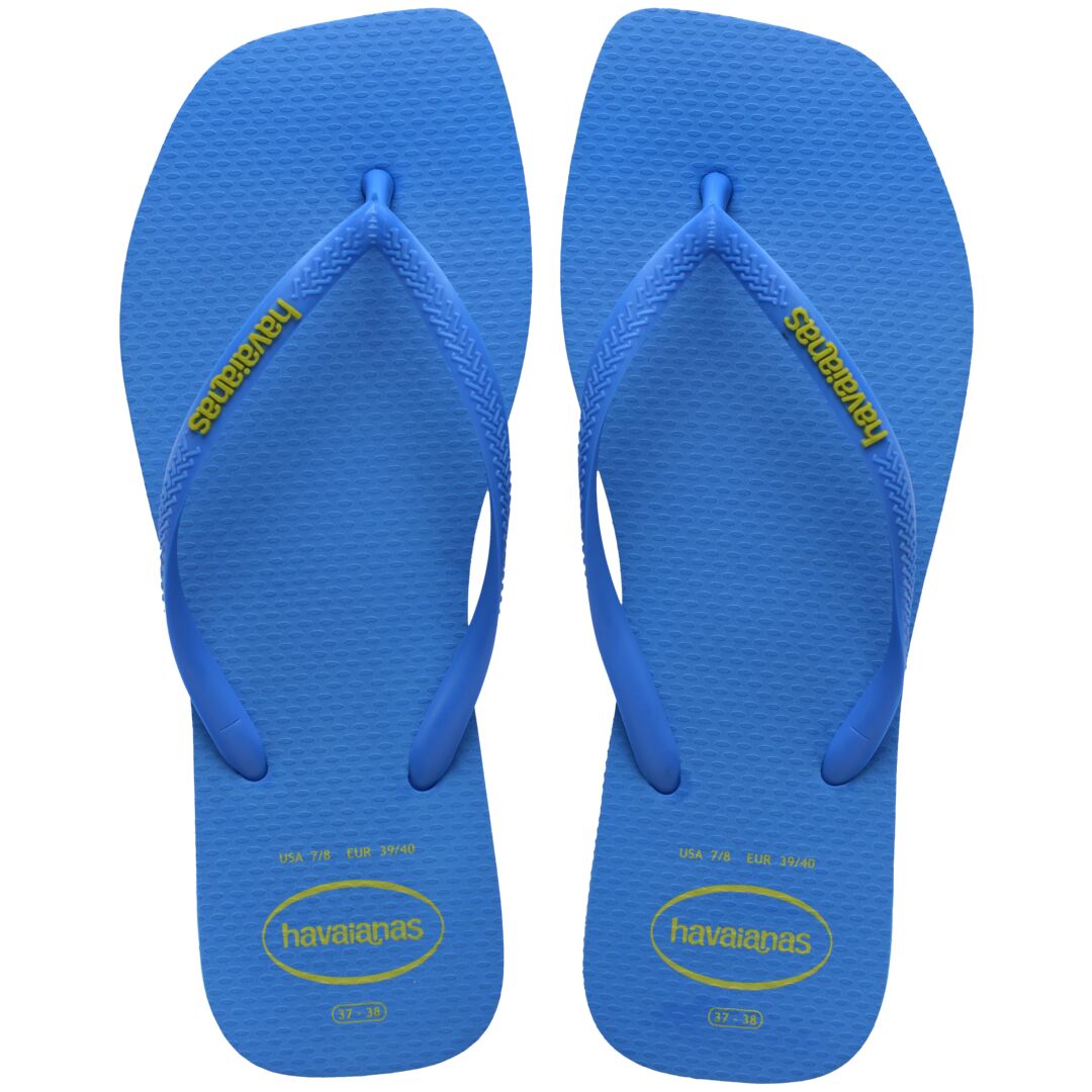 Slim Square Logo Pop Up Flip Flops