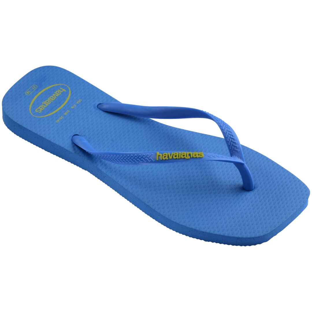 Slim Square Logo Pop Up Flip Flops