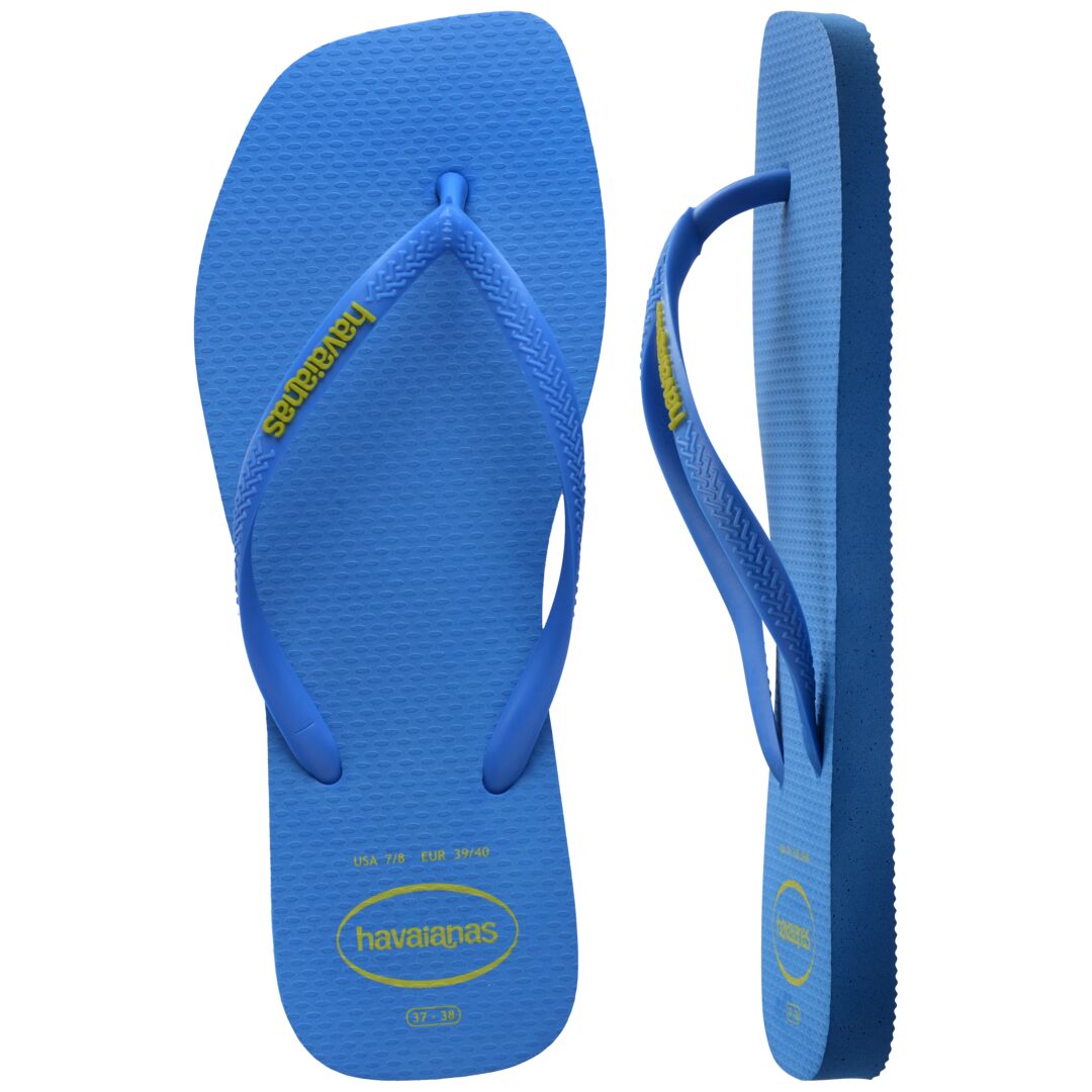 Slim Square Logo Pop Up Flip Flops