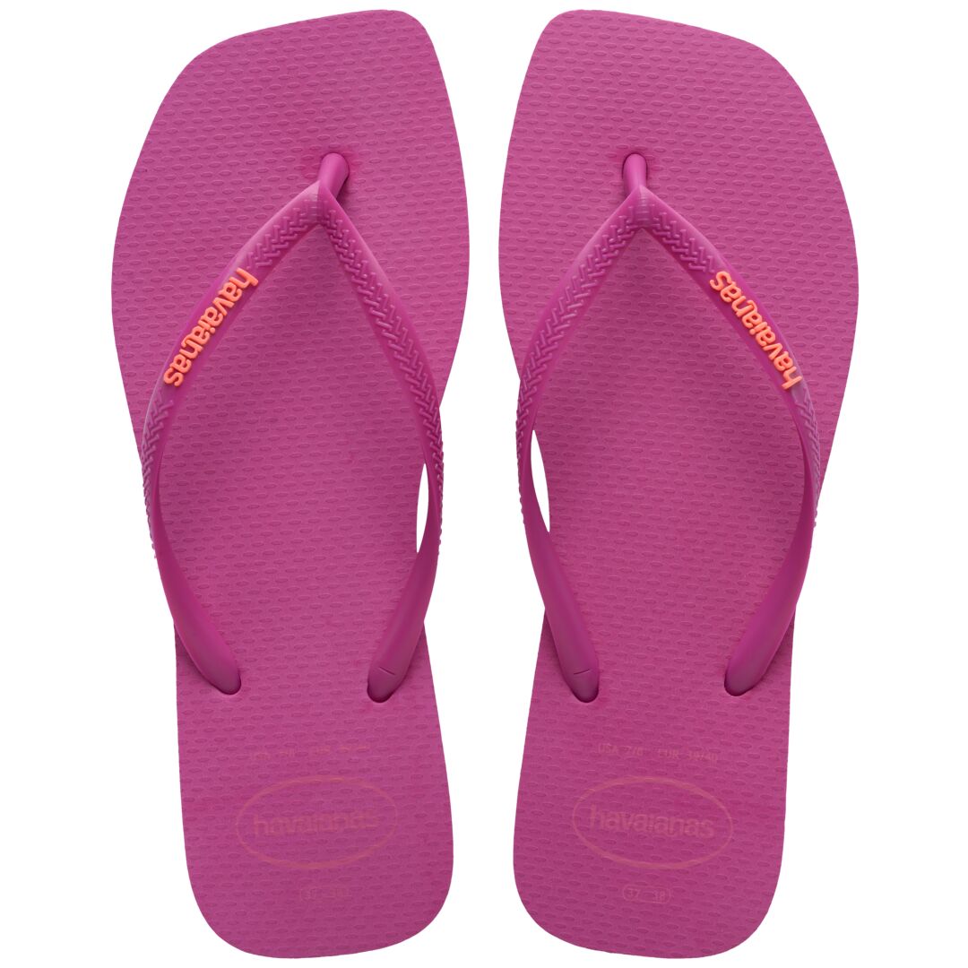 Slim Square Logo Pop Up Flip Flops