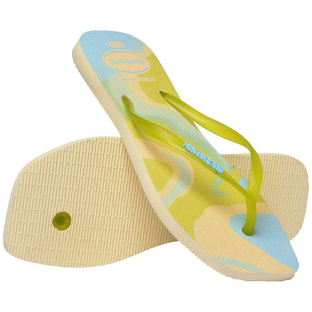 Slim Square Jelly Flip Flops