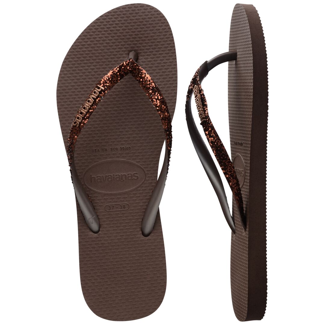 Slim Glitter II Dark Brown