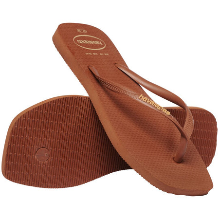 Slim Square Logo Pop Up Flip Flops