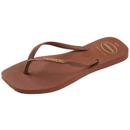 Slim Square Logo Pop Up Flip Flops