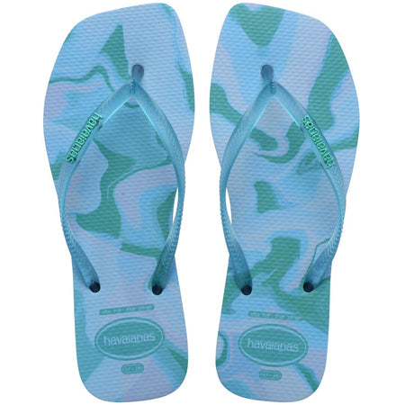 Slim Square Jelly Flip Flops