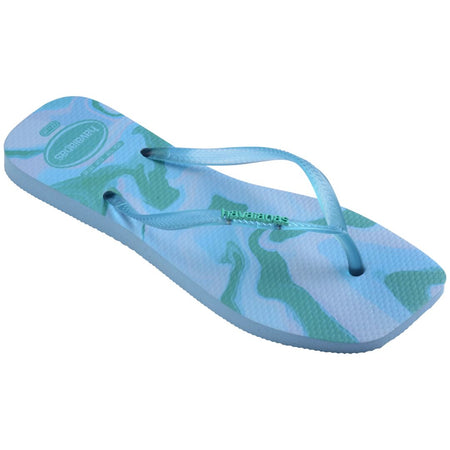 Slim Square Jelly Flip Flops