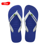 Kids Brasil Logo Flip Flops