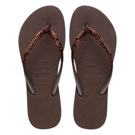 Slim Glitter II Dark Brown