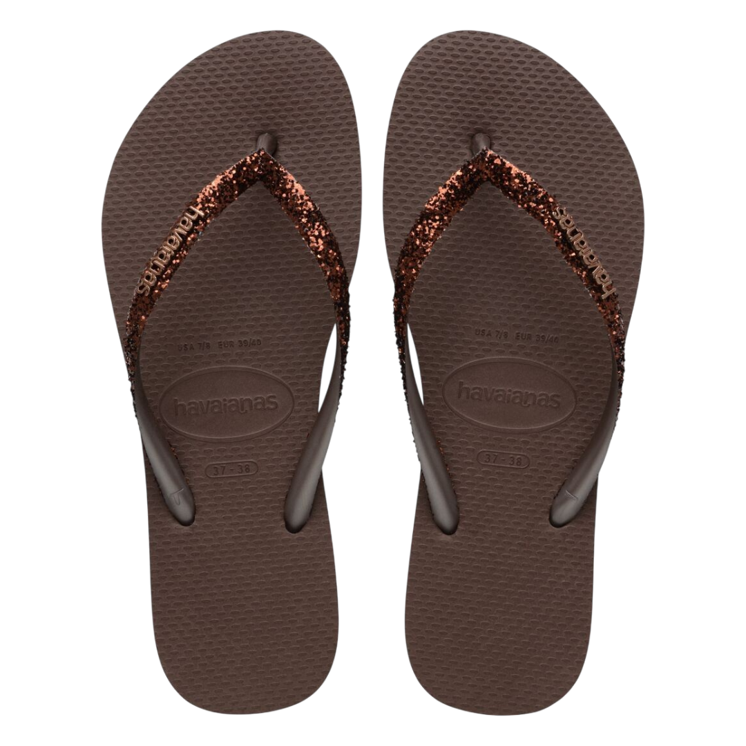 Slim Glitter II Dark Brown