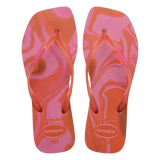 Slim Square Jelly Flip Flops