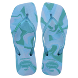 Slim Square Jelly Flip Flops