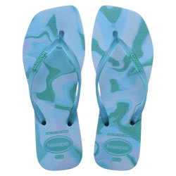 Slim Square Jelly Flip Flops