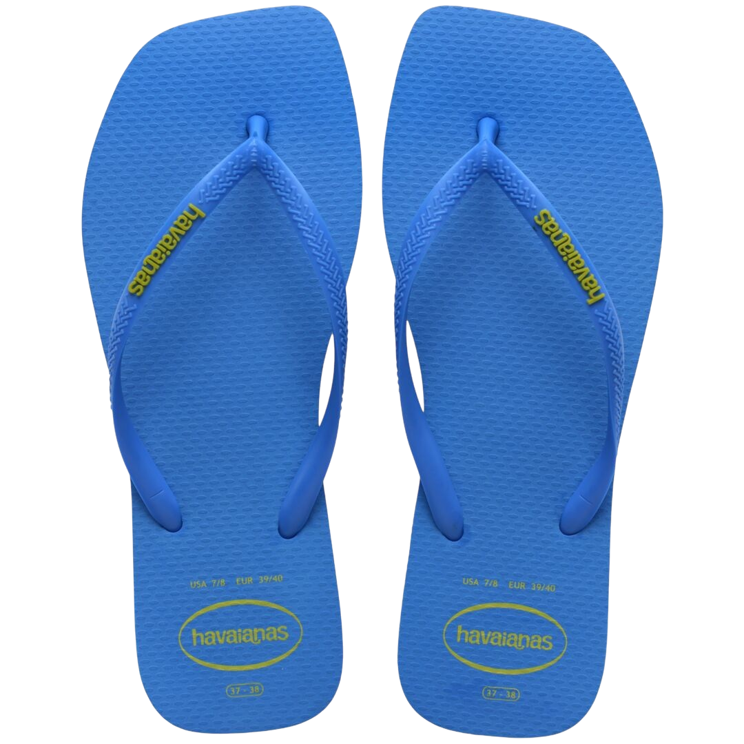 Slim Square Logo Pop Up Flip Flops