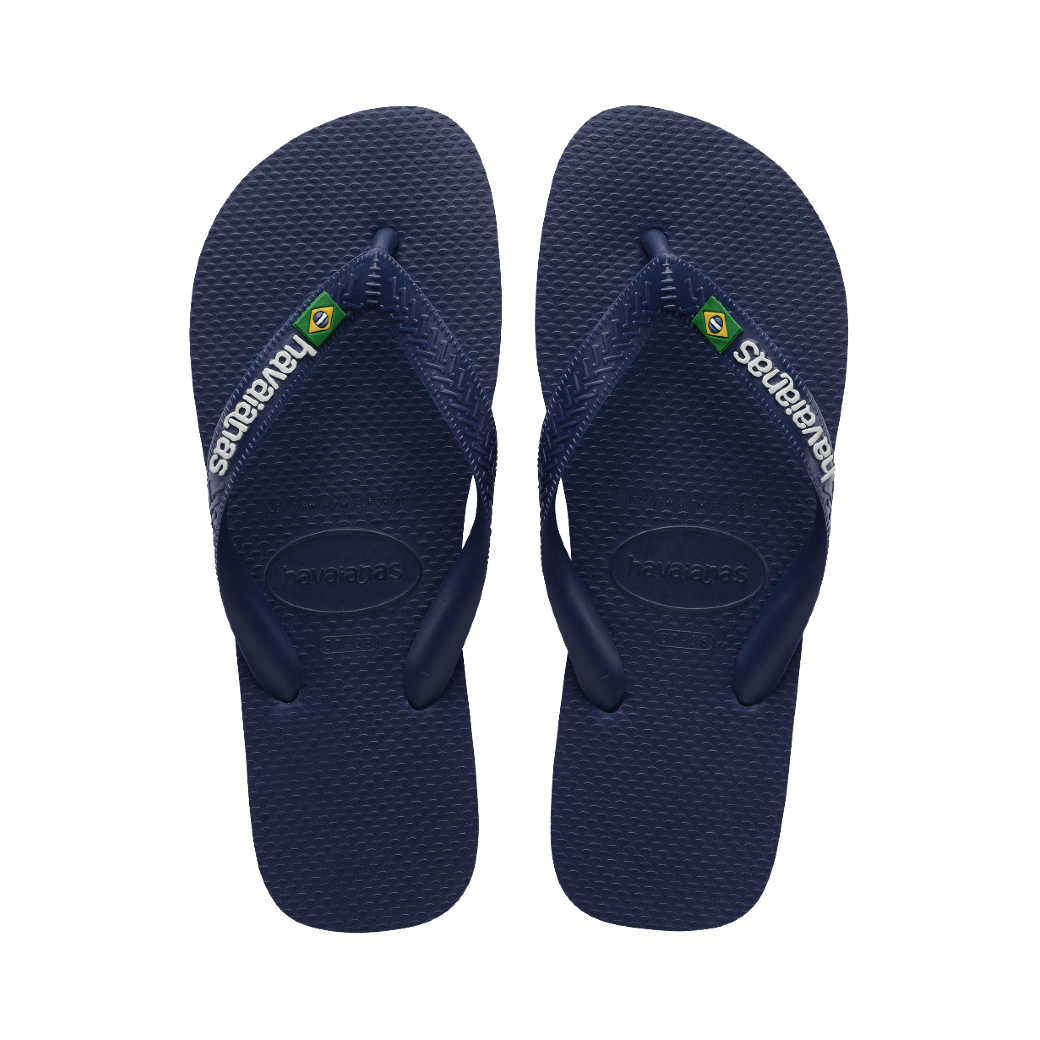 Kids Brasil Logo Flip Flops