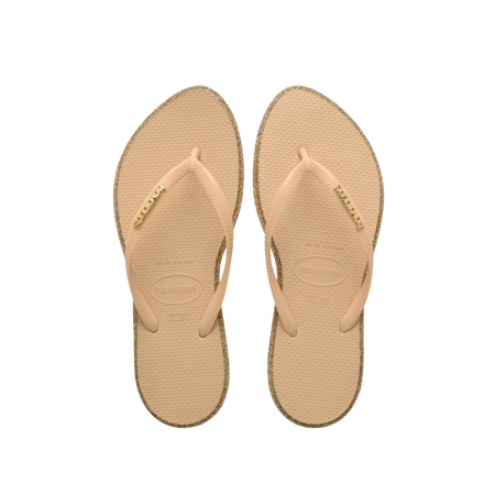 Slim Point Glitter Flip Flops